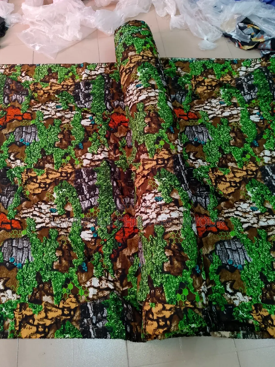 Vintage Crepe Material