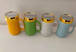 Premium Gold-Rim Ceramic Mug ,Bulk Price