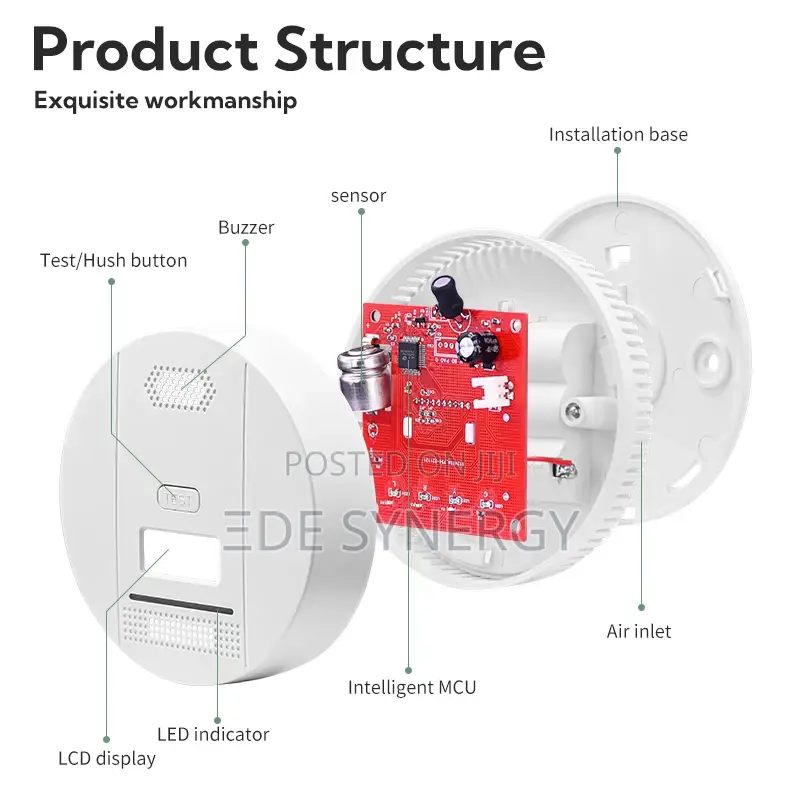 Gas Detector Fire Alarm System Carbon Monoxide Detector