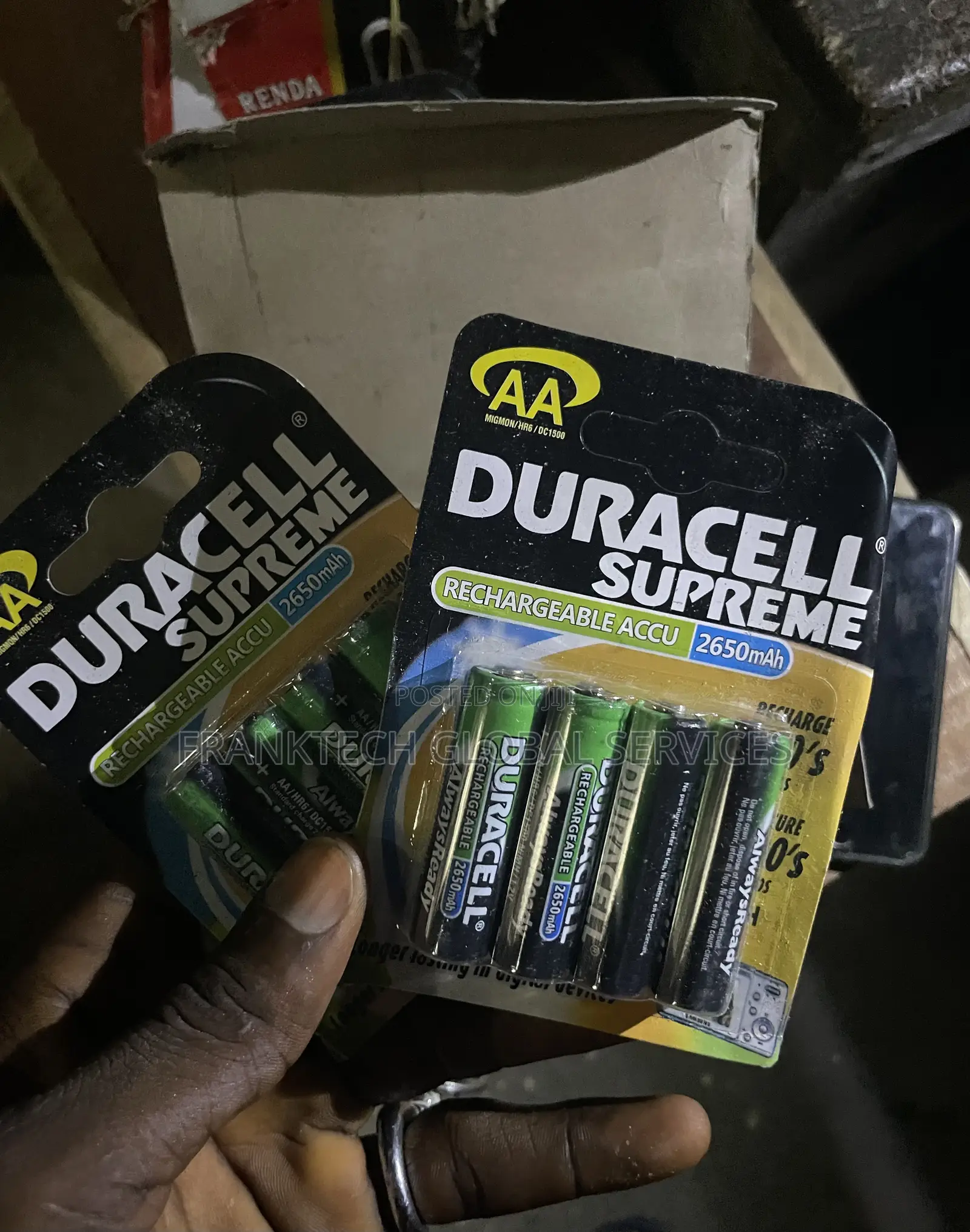 Duracell Quantity Rechargeable Battery Aa