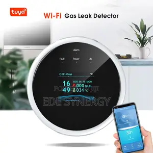 Wifi Tuya Home Plug-in Gas Leak Sensor Detector