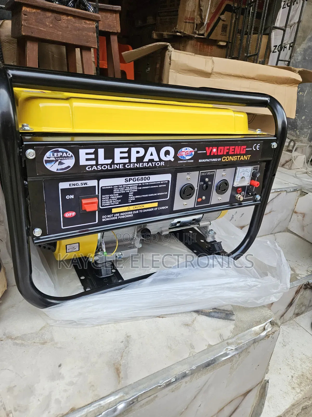 Elepaq 4.5kva Petorl Generator