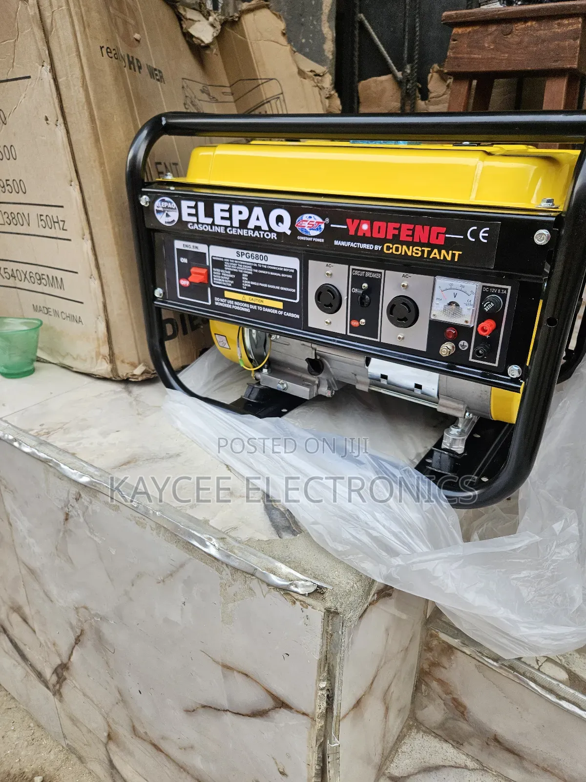 Elepaq 4.5kva Petorl Generator 100%Copper Wire