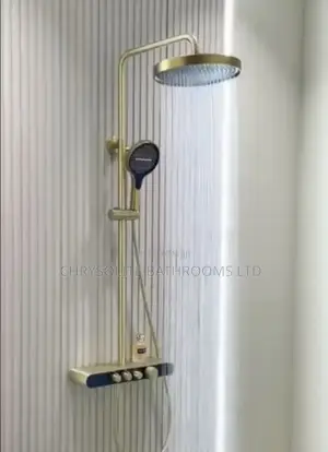 Gold Thermostatic Shower Mixer