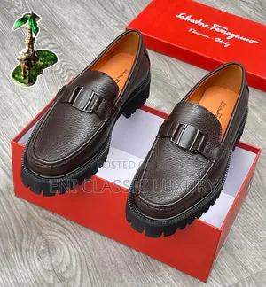 Pure Quality Luxury Men's Loafers Shoes Collection Ferragamo