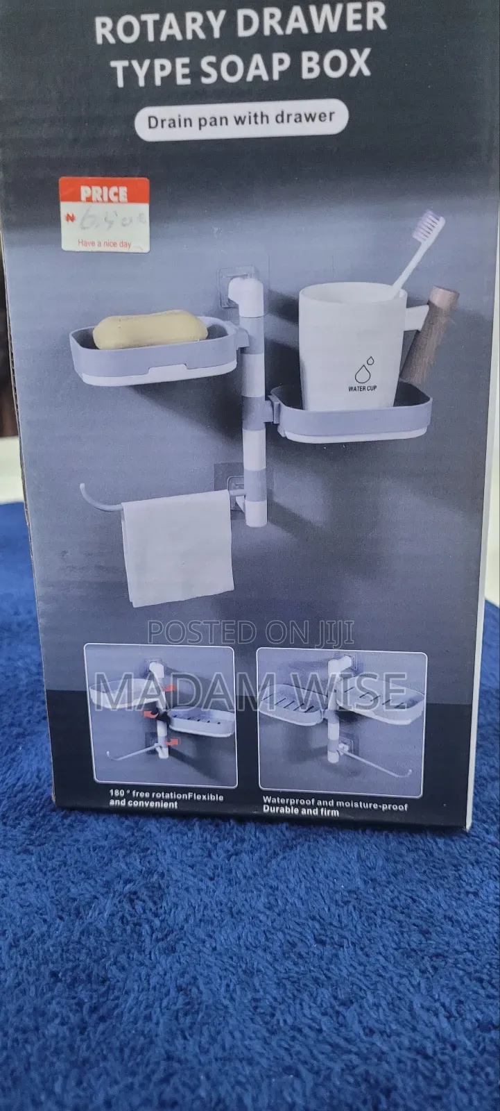 Rotary Drawer Type Soap Box.