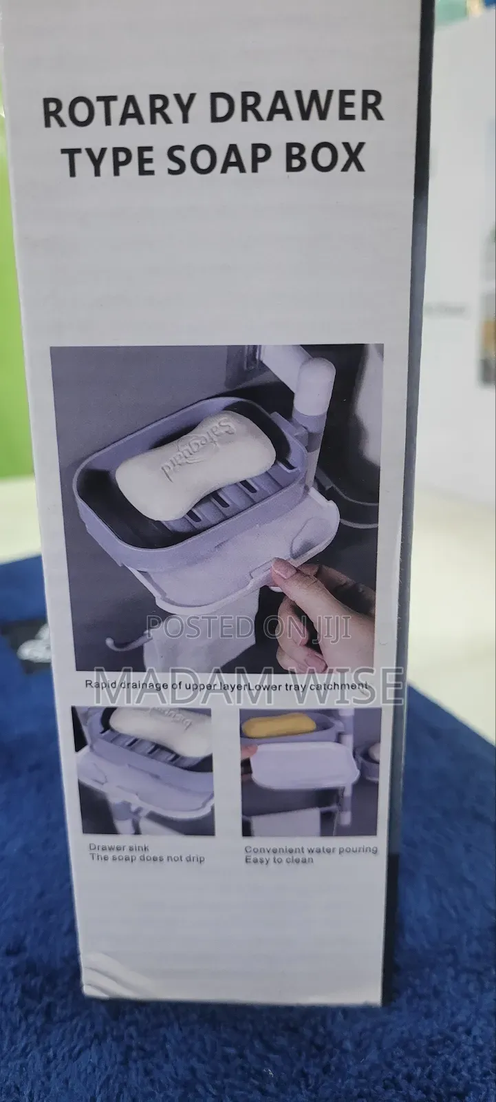 Rotary Drawer Type Soap Box.