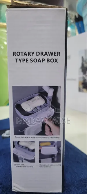 Rotary Drawer Type Soap Box.