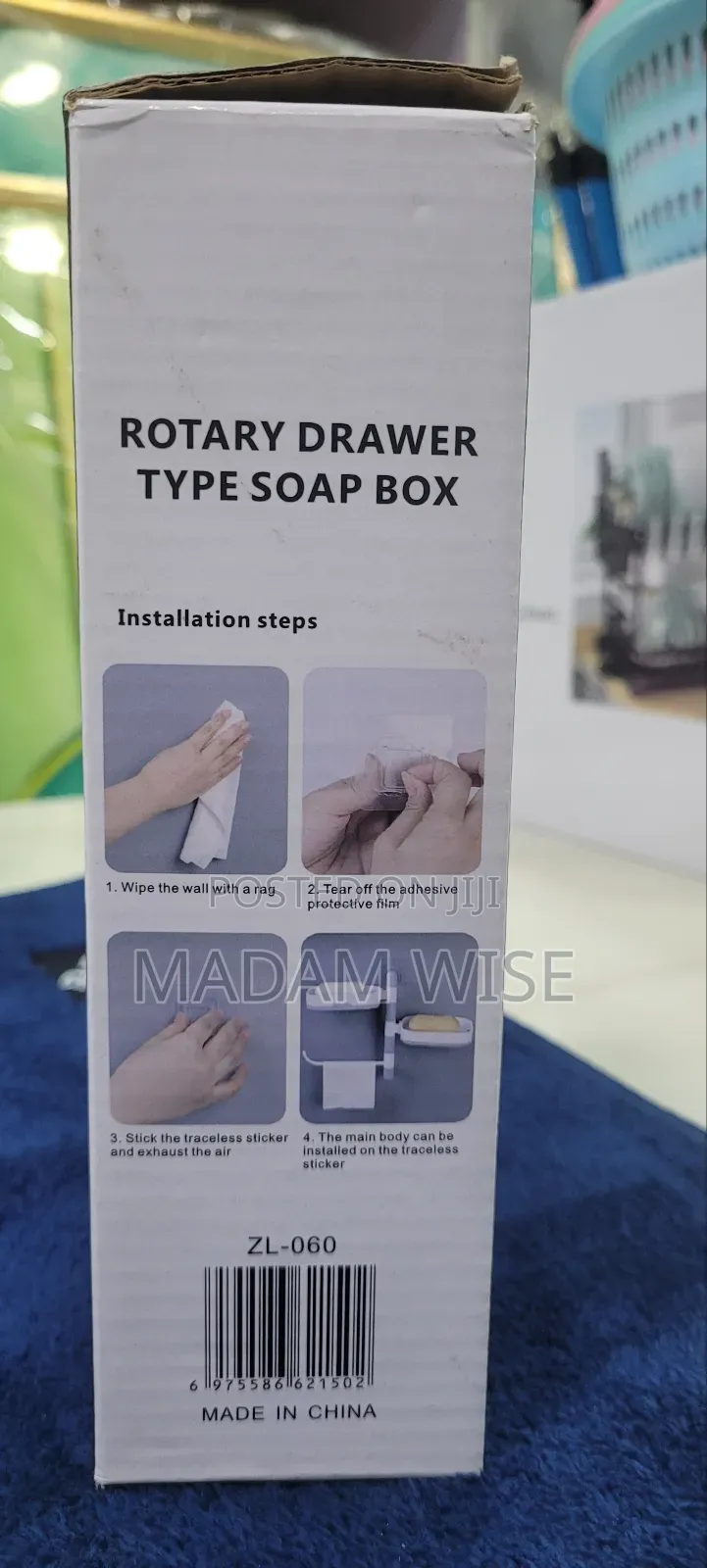 Rotary Drawer Type Soap Box.