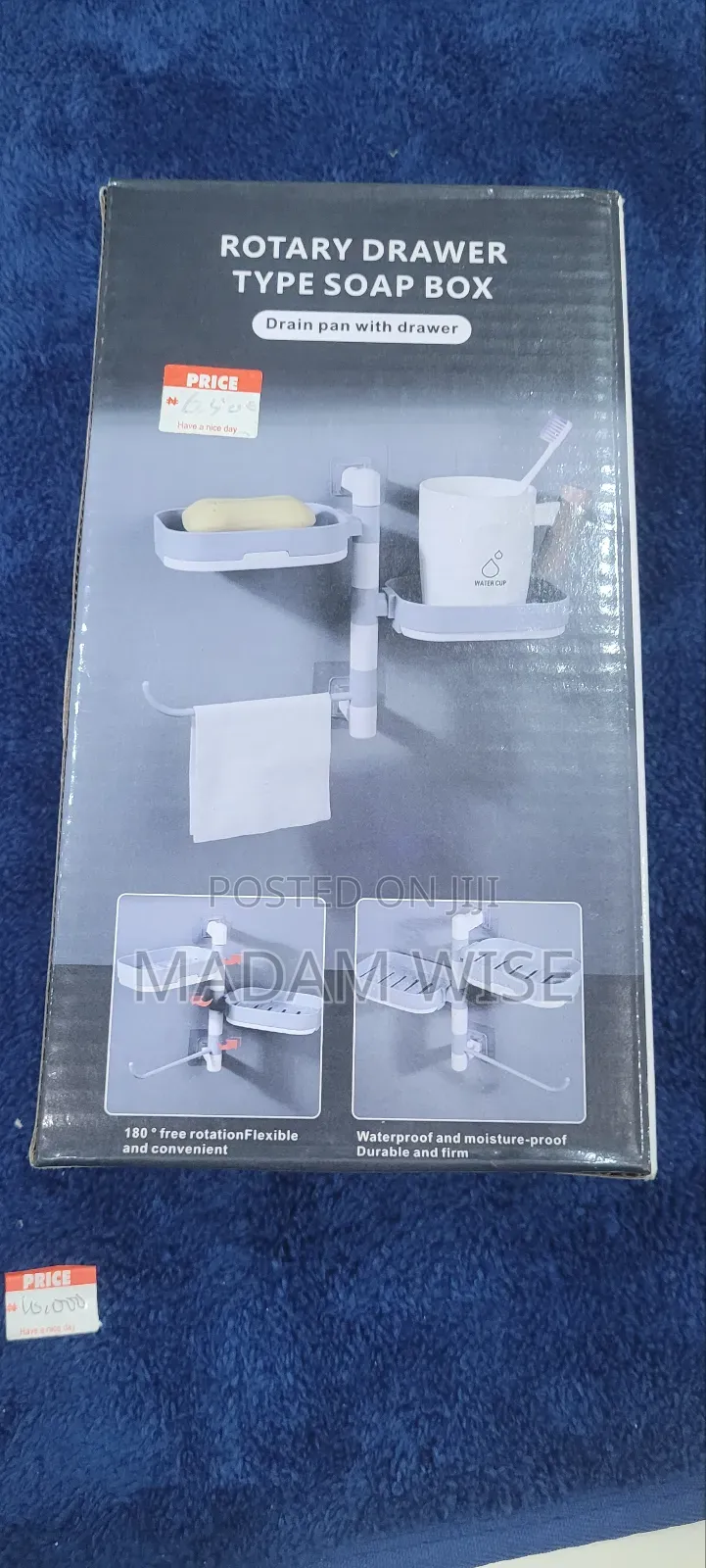Rotary Drawer Type Soap Box.