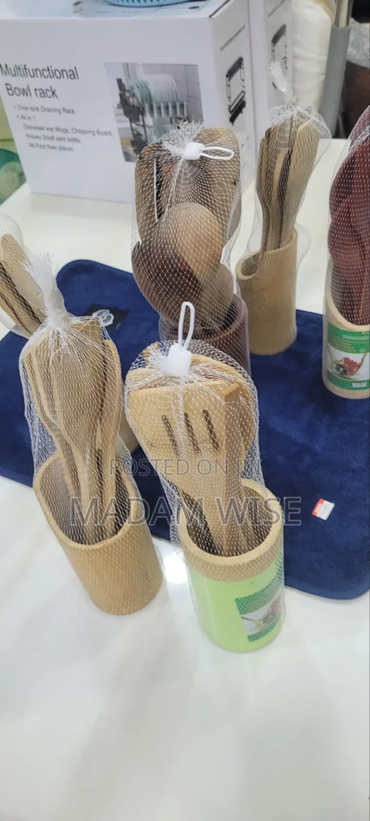 Bamboo Cutlery . Set