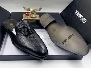 TomFord Woven Leather Mules