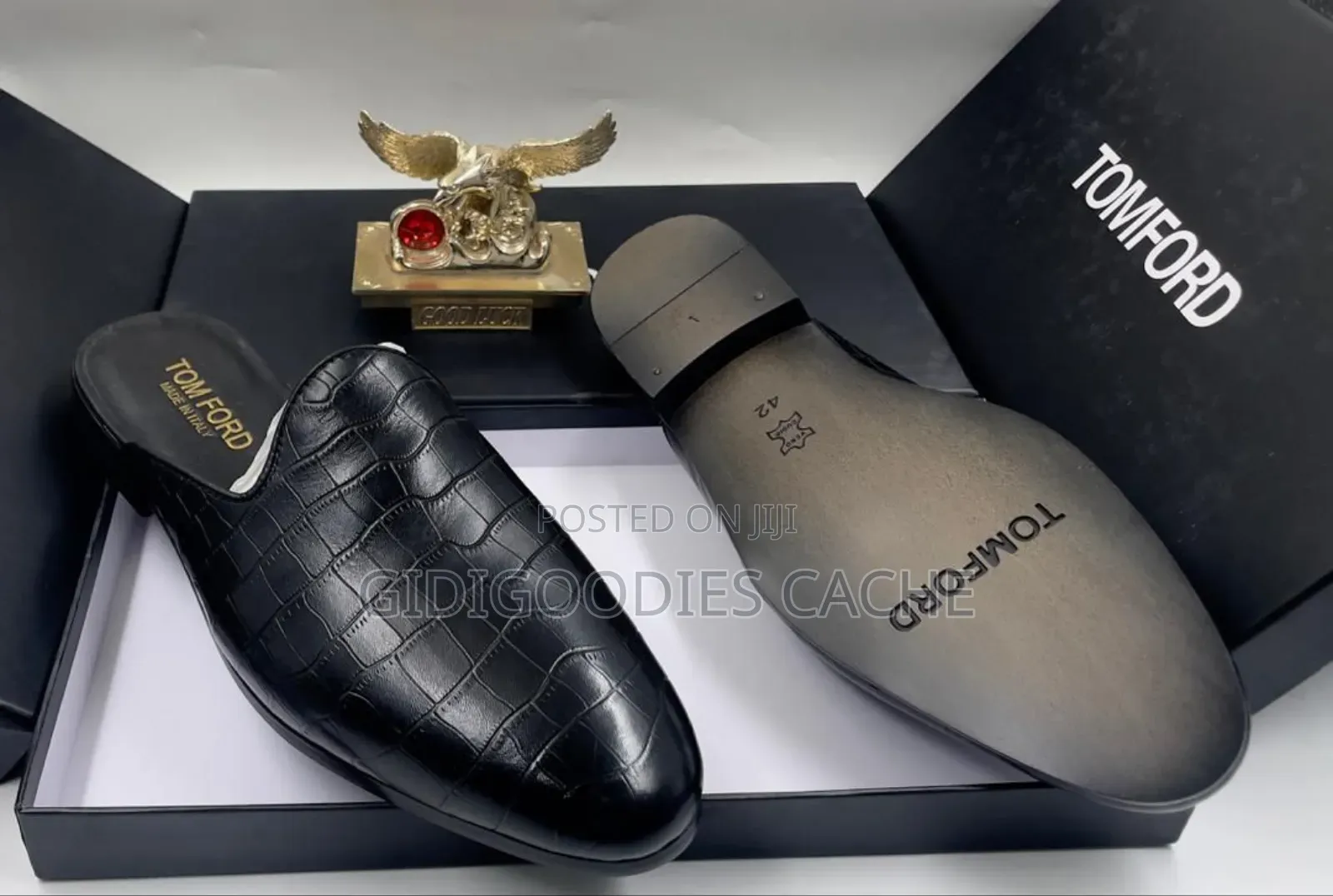TomFord Woven Leather Mules