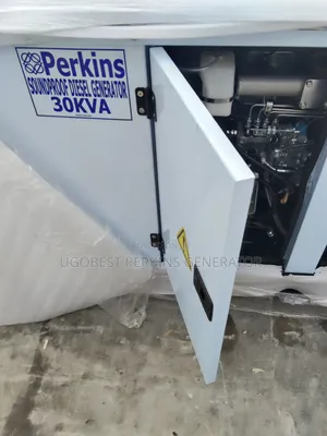 30kva Perkins Soundproof Generator 💯 Copper In Store Now
