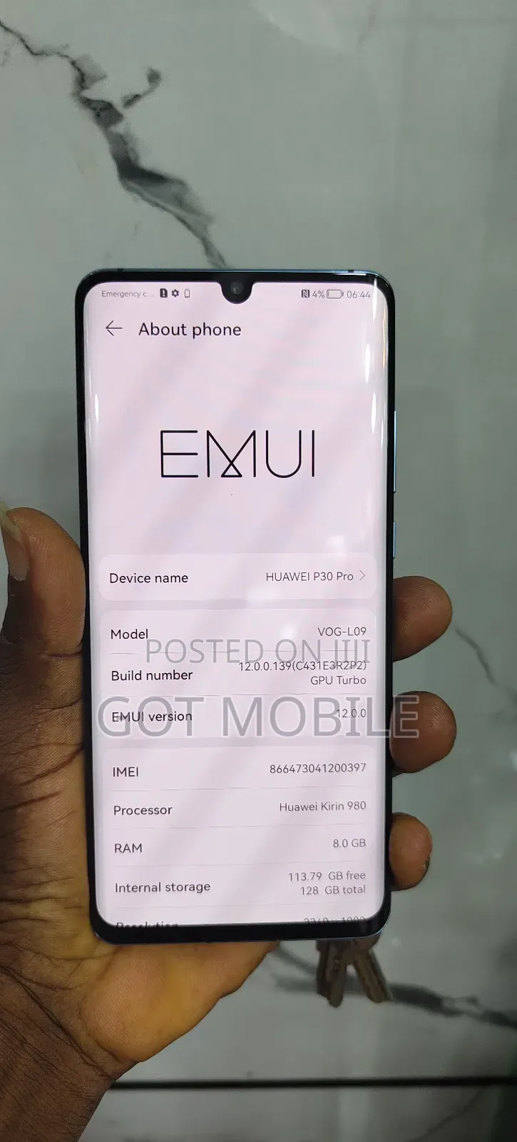 Huawei P30 Pro 256 GB Blue