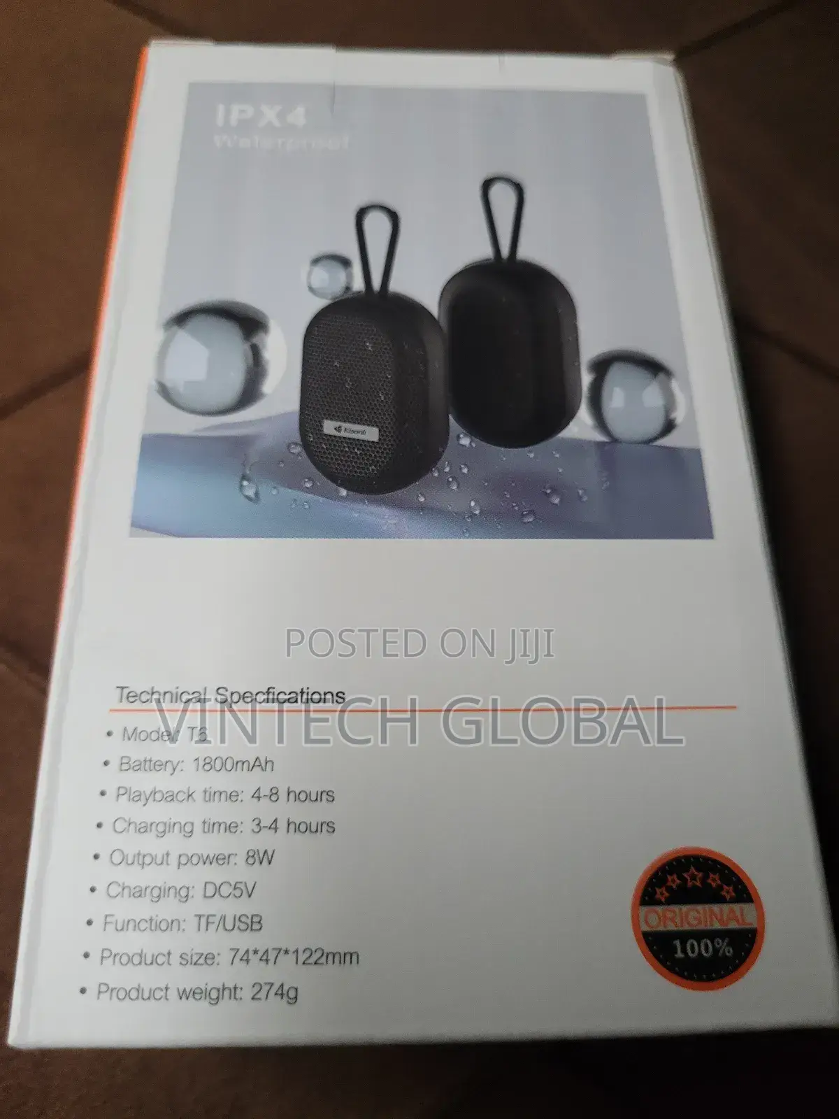 Kisonli Waterproof Bluetooth Speaker