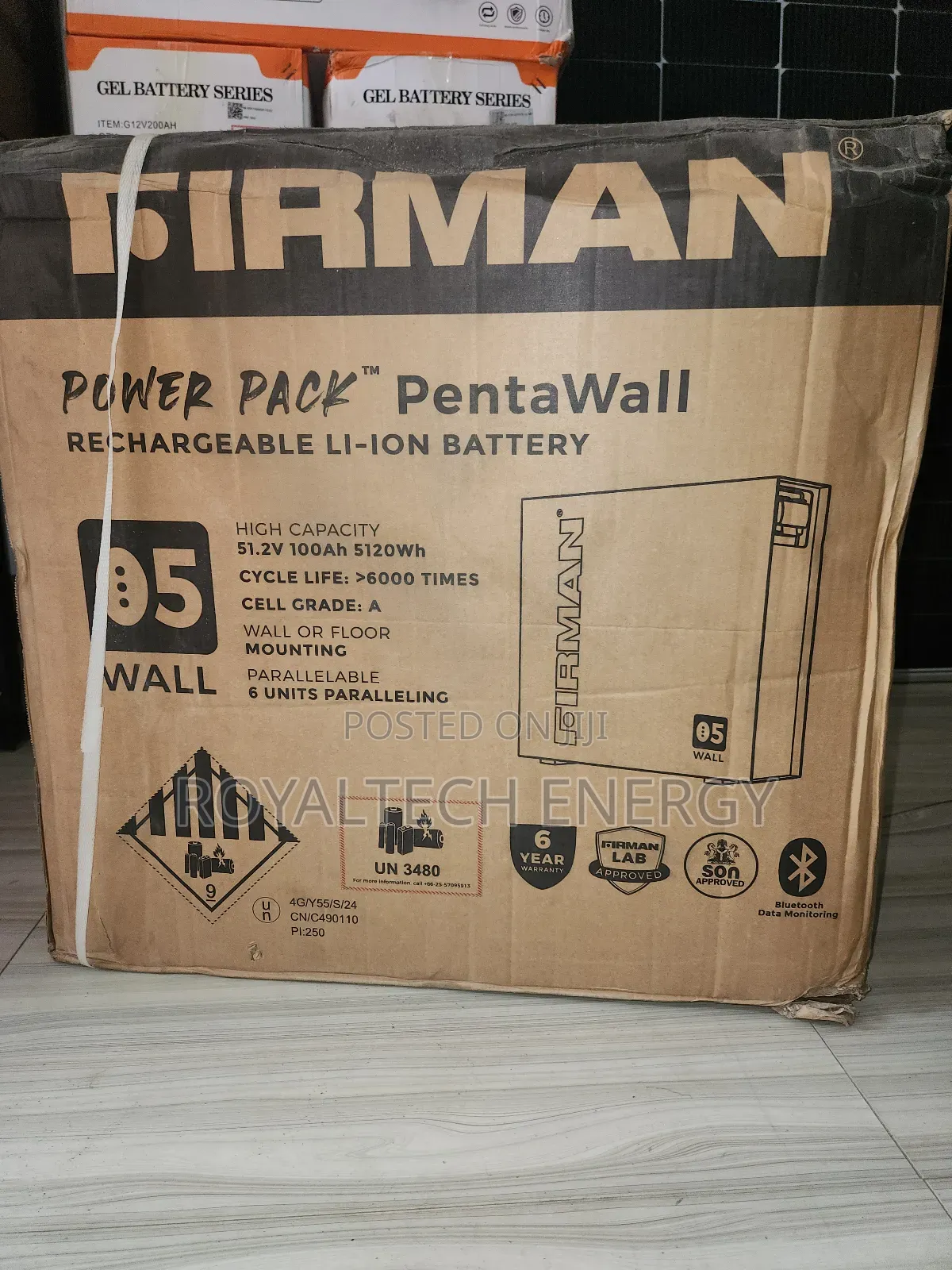 Firman 5kwh 48v Lithium Batteries
