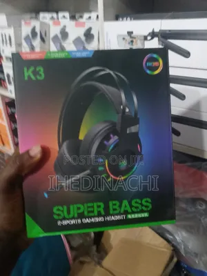 Super Bass Gaming Headset With RGB Light