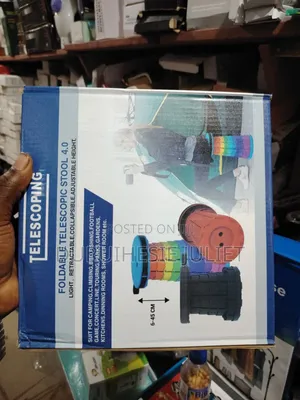 Foldable Telescoping Stool