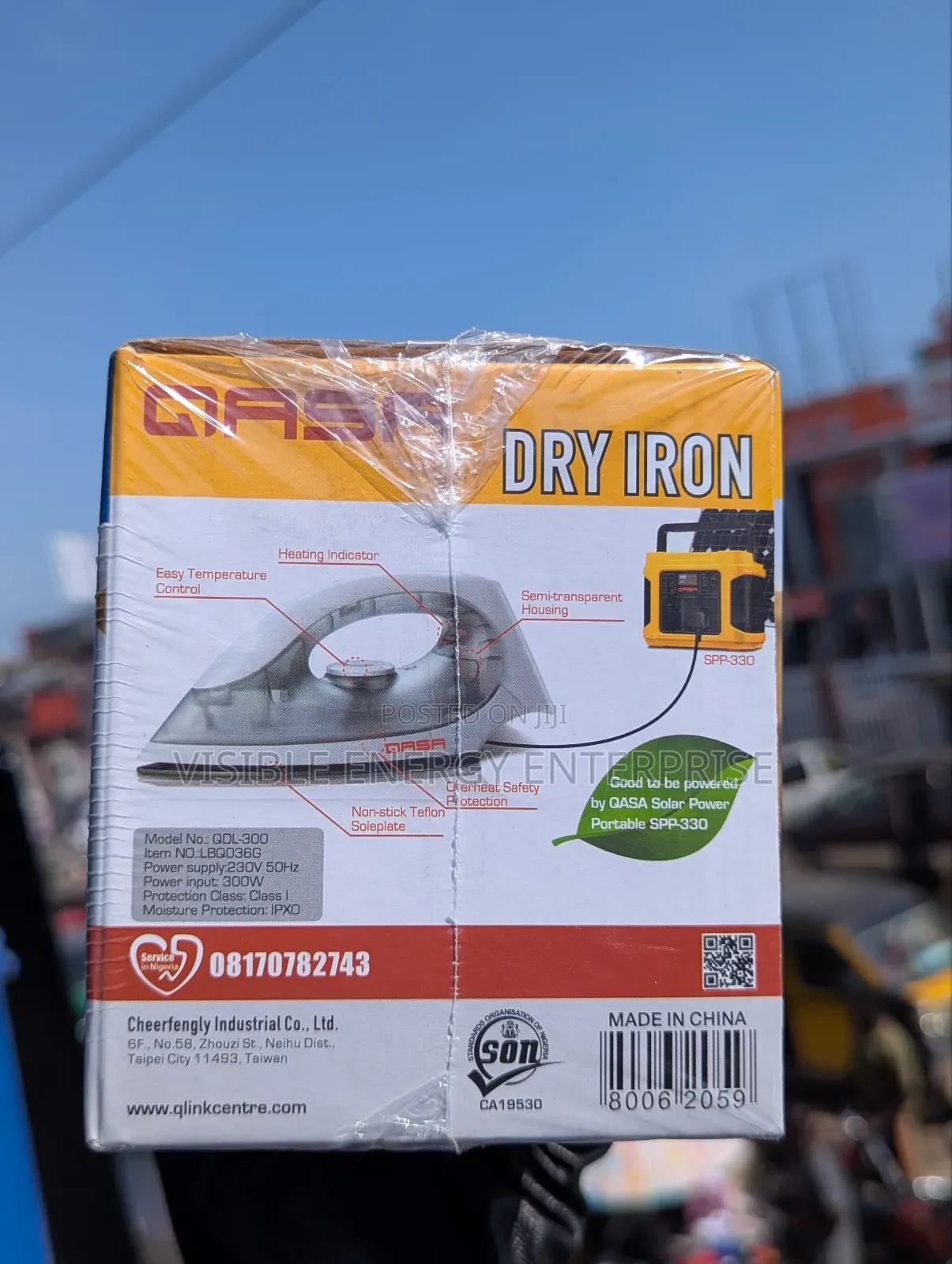 Qasa 300w Pressing Iron in Ikeja - Home Appliances, Visible Energy ...