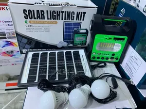 Portable Solar Lighting Kit With Bulbs,Torchlight,Solar Panel,Chargers