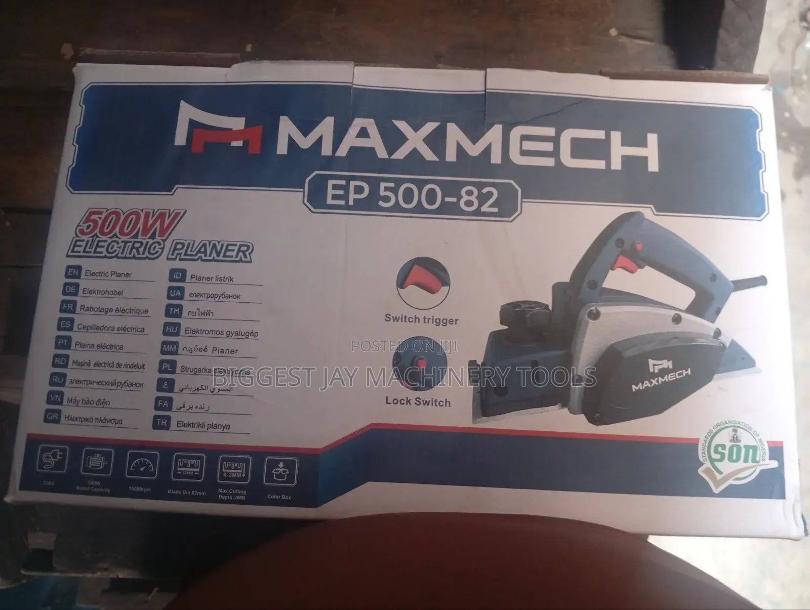 Electric Planer Maxmech 500w