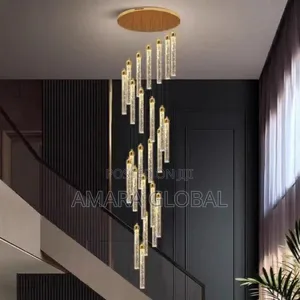 Crystal Staircase Chandelier
