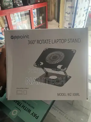 360 Laptop Stand With Fan