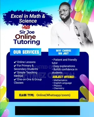 Professional Online Math English Tutor Secondary Students.