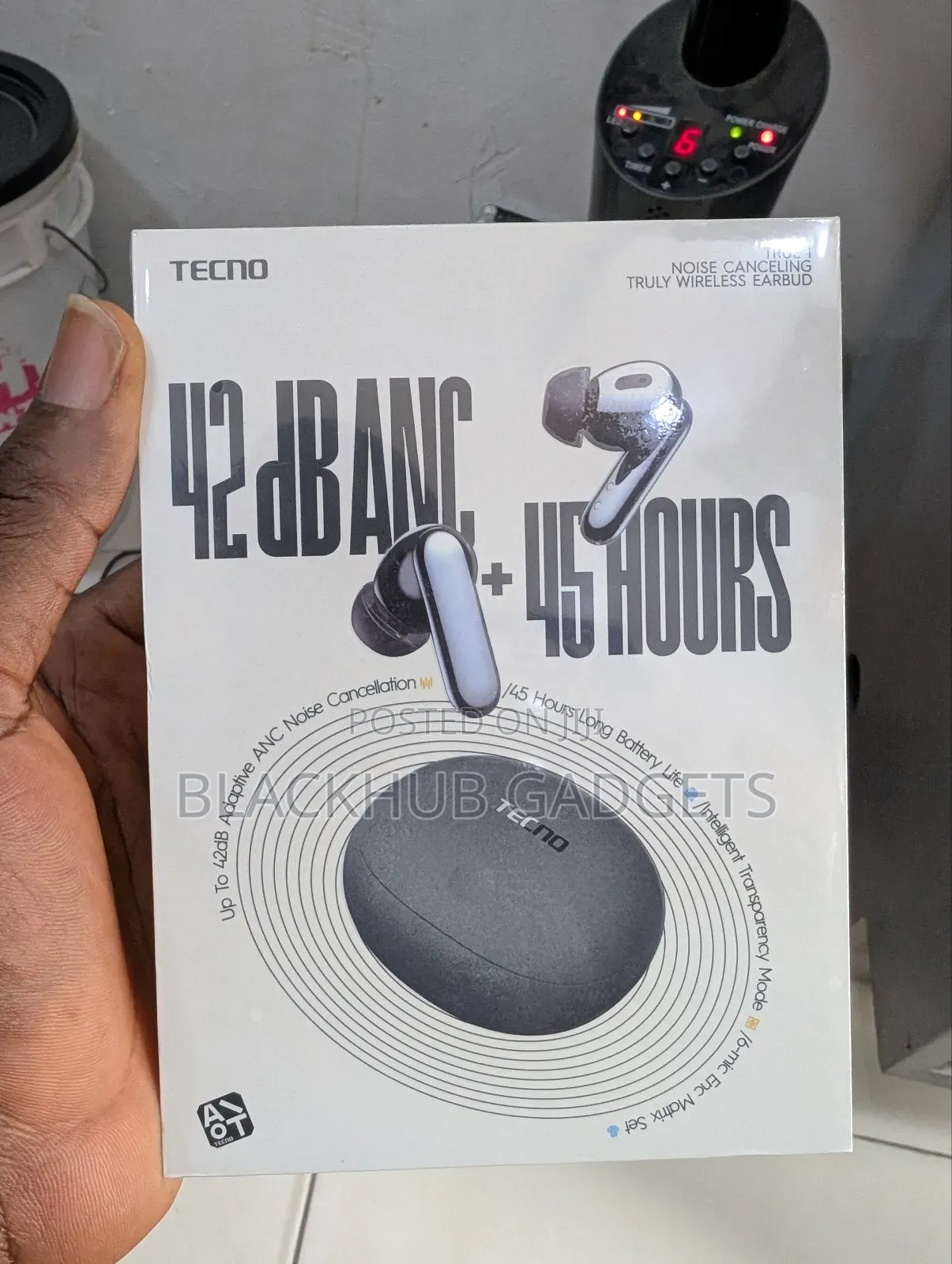 Tecno True 1 Noice Cancellation Wireless Earbuds