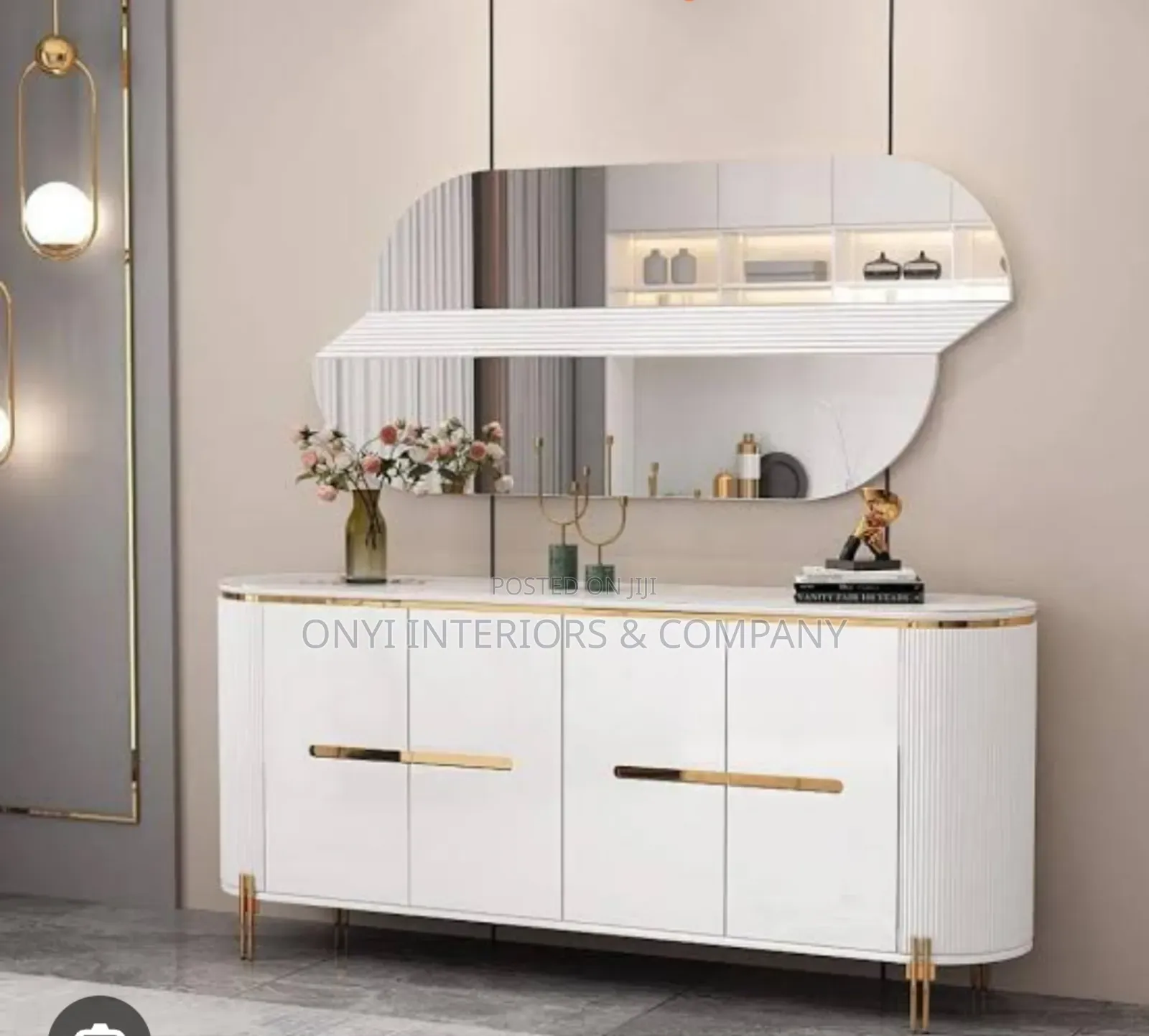 Console Table With Mirror