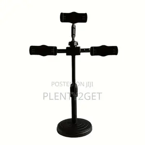Multi - Functional Desktop Phone Stand for Live - Streaming. Supports