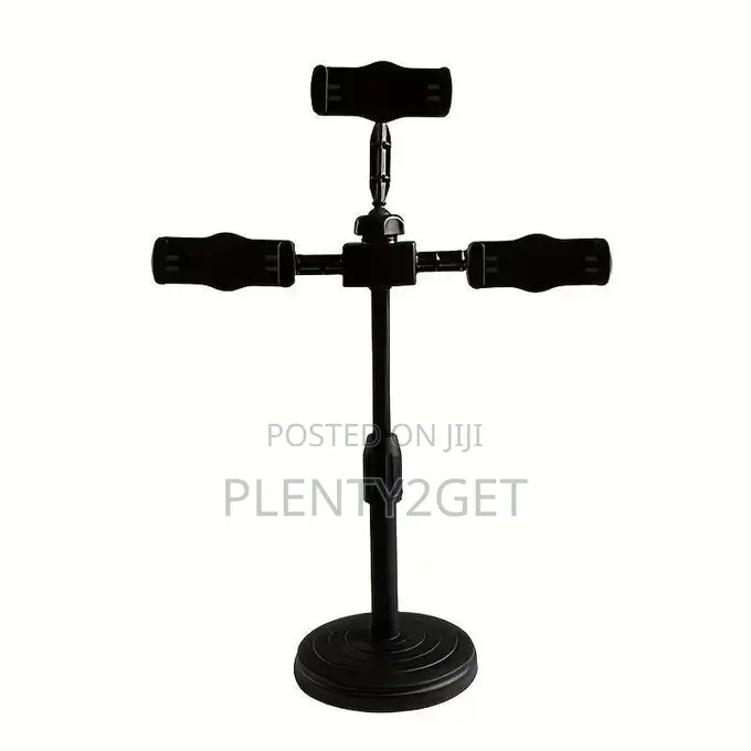 Multi - Functional Desktop Phone Stand for Live - Streaming. Supports