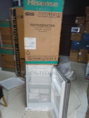 Double Shelves Hisense 90litres Key Lock Refrigerator