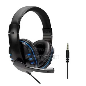 7260black Blue Headset Computer Earphones for Human-Computer Interacti