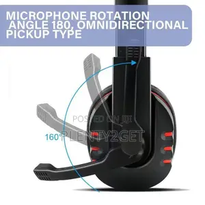7260black Blue Headset Computer Earphones for Human-Computer Interacti