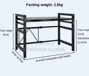 Retractable/Expandable Microwave Stand