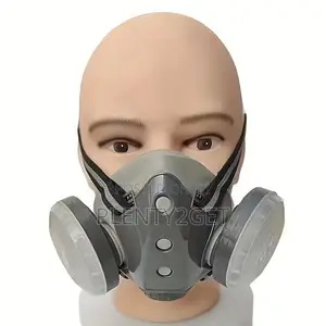 1 Set Reusable Respirator Half-face Mask, Dust Mask Set + 5pcs Filter