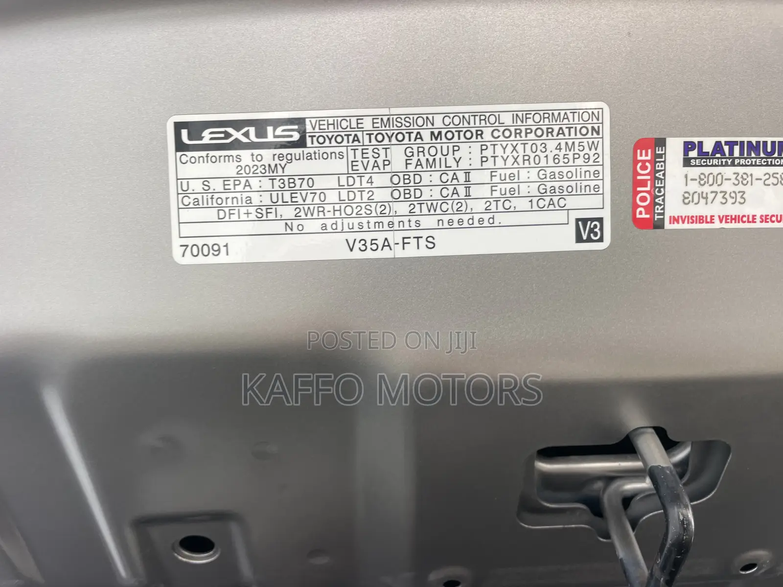 Lexus LX 600 2024 Gold