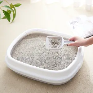 Semi-Enclosed High-Side Cat Litter Box | Low Border Cat Litter Box