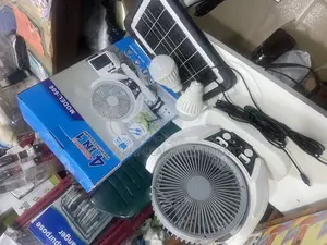 Rechargeable 4 in 1 Fan Lead Light With Solar Panel