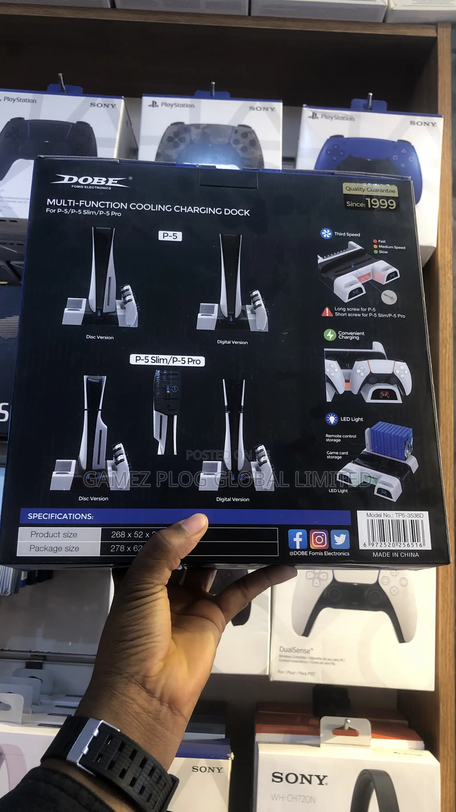 Multi-Function Cooling Charging Dock
