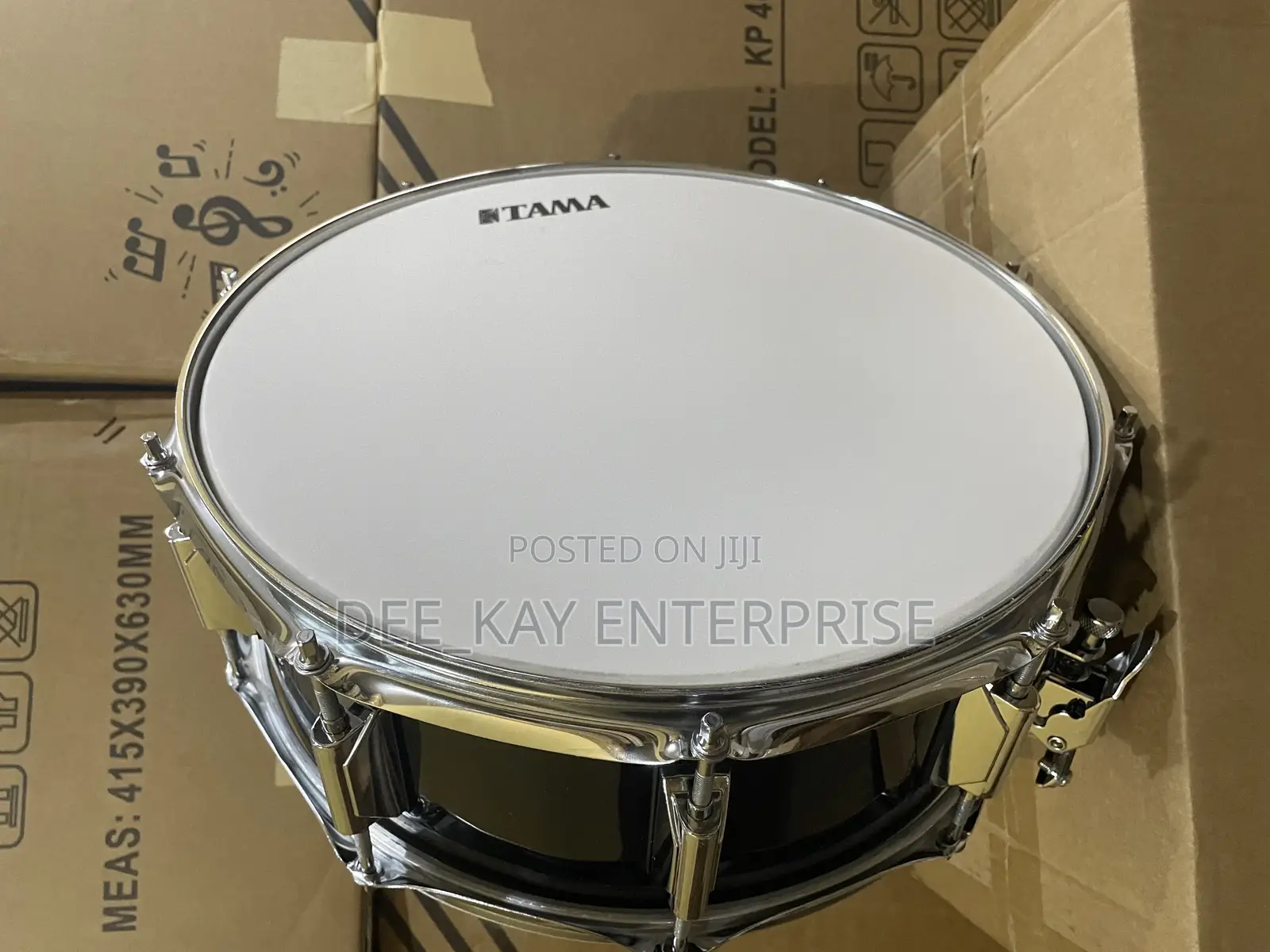 Black Tama Snare Drum
