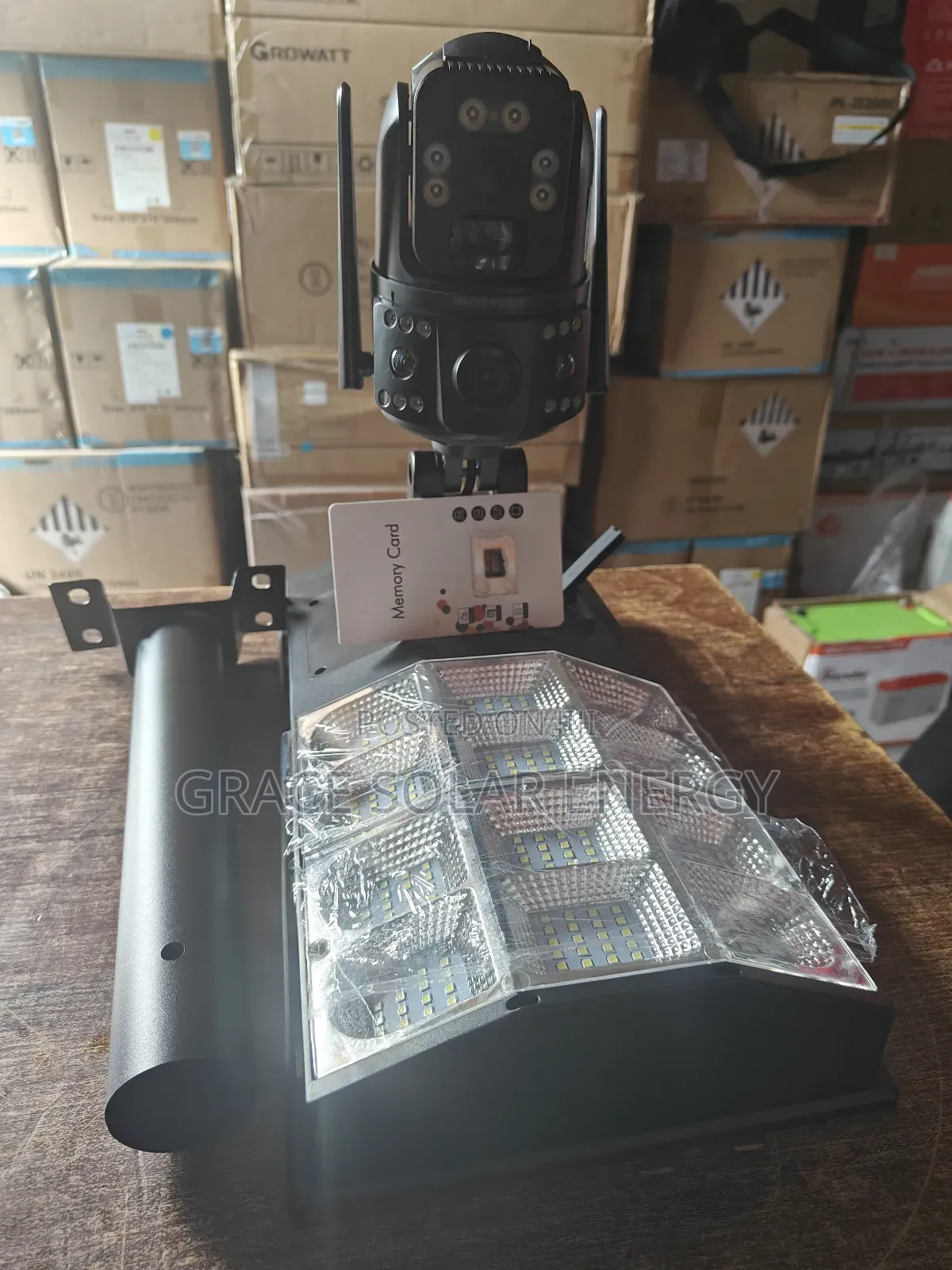 Solar Street Light With CCTV Camera