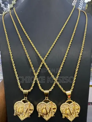 Steel Necklace With Pendant