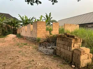 50 by 100 Land With Uncompleted Buildings