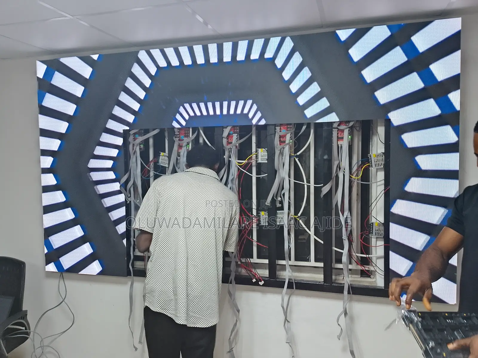 Permanent Indoor Screen Installation at Ikeja