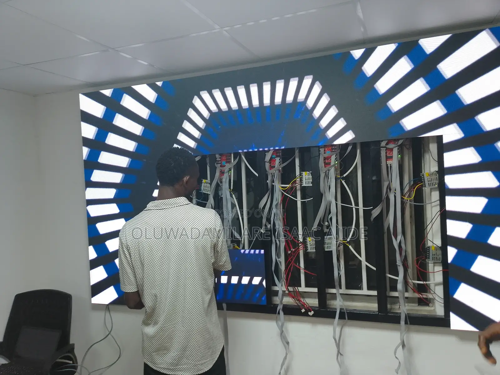 Permanent Indoor Screen Installation at Ikeja