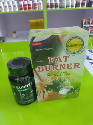 Greatea Fat Burner Tea + Fat Burner Capsules: For Weight Loss