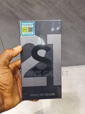 New Samsung Galaxy S21 Ultra 5G 256 GB Black